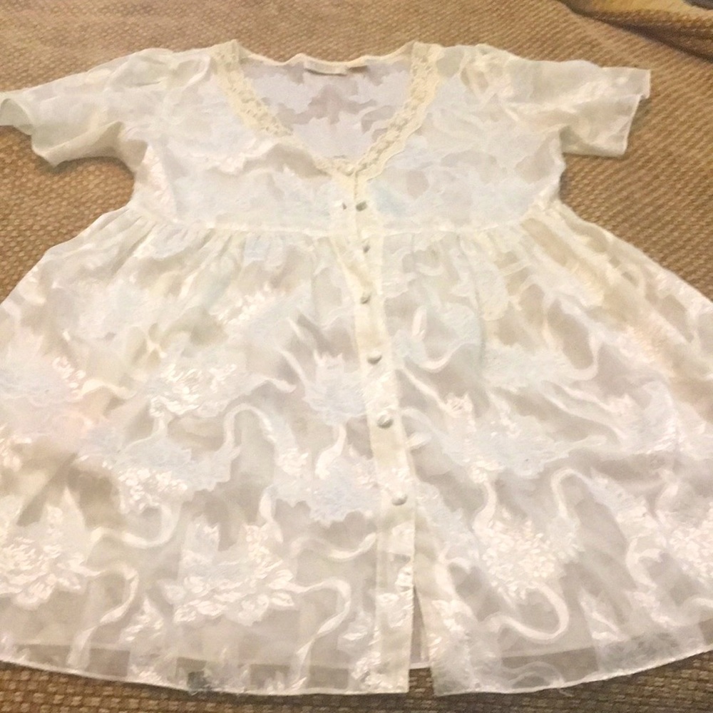 Victoria’s Secret sheer babydoll nightie. Size:P/S